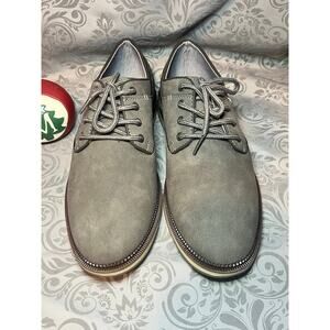 Sonoma Goods for Life Men’s Gray Suede Oxford Shoes 8.5M – Casual Dress Comfort!